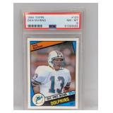 1984 Topps Dan Marino #123 Rookie Card PSA 8