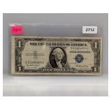 1935-E Blue Seal $1 Silver Certificate