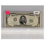 1950A Atl GA $5 Fed Reserve Note