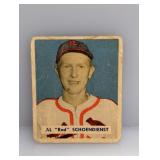 1949 Red Schoendeinst #111 Damage
