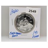 2020 1oz .999 Silver Caribbean Bank