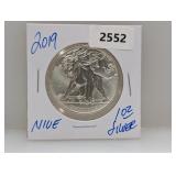 2019 1oz .999 Silver NIUE $2 Dollars