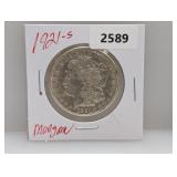 1921-S 90% Silver Morgan $1 Dollar
