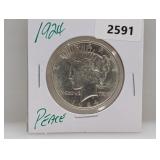 1924 90% Silver Peace $1 Dollar