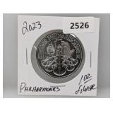 2023 1oz .999 Silv Weiner Philharmoniker