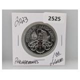 2023 1oz .999 Silv Weiner Philharmoniker