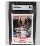 1990-91 Fleer RC #172 David Robinson SGC 9 MT