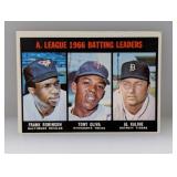 1967 Topps 1966 AL LEADERS ROBINSON/OLIVA/KALINE