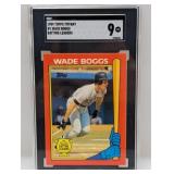 1989 Topps Tiffany Wade Boggs #1 SGC 9