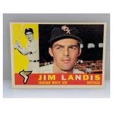 1960 Topps Jim Landis 550 Tuff High Number