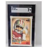 1988 Topps #43 Jerry Rice SGC 7 NM