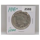 1928-S 90% Silver Peace $1 Dollar