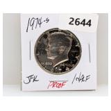 1974-S PF JFK Half $1 Dollar