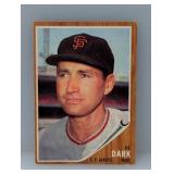 1962 Topps Al Dark 322 1948 ROY Corner/Surface