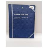Nearly Complete Lincoln Head Cent Book 1941-