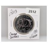 2013 1oz .999 Silver Canada Buffalo $5
