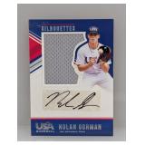2018 Panini Nolan Gorman auto/memo #42, 28/199