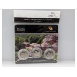 America the Beautiful Quarter Three Coin Set