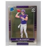2024 Optic JJ McCarthy Red Back Rated RC #10