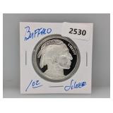 1oz .999 Silver Buffalo Round