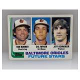 1982 Topps Orioles Bonner/Ripken/Schneider RC #21