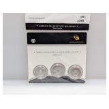 America the Beautiful Quarter Three Coin Set