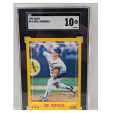 1988 Score Orel Hershiser #470 SGC 10