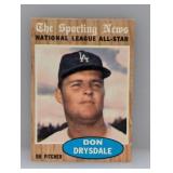 1962 Topps Don Drysdale 398 HOF