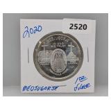 2020 1oz .999 Silver Medjugorje Medal