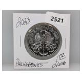 2023 1oz .999 Silv Weiner Philharmoniker