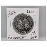2023 1oz .999 Silv Weiner Philharmoniker