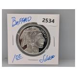 1oz .999 Silver Buffalo Round