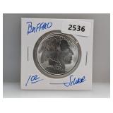 1oz .999 Silver Buffalo Round