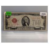 1928-D Red Seal $2 US Note