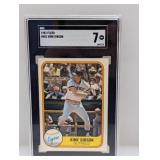 1981 Fleer #481 Kirk Gibsonï¿½SGC 7 NM