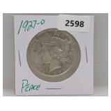 1927-D 90% Silver Peace $1 Dollar