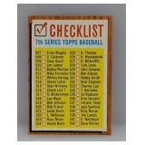 1962 Topps 7th Series Checklist-unchecked 516 HN