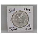 2021 1oz .999 Silver Mexico Libertad