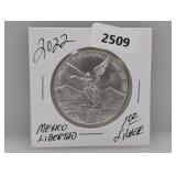 2022 1oz .999 Silver Mexico Libertad