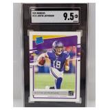 2020 Donruss #313 Justin Jefferson SGC 9.5 MT+