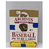 1991 Topps Archives 36 pack box Ultimate 1953 Set