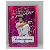 2024 Leaf Electrum Purple Andruw Jones Auto 6/10