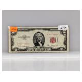 1953-C Red Seal $2 US Note