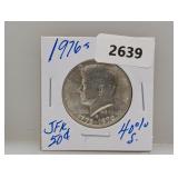1976-S 40% Silv JFK Half $1 Dollar