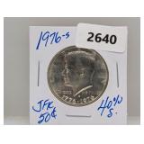 1976-S 40% Silv JFK Half $1 Dollar