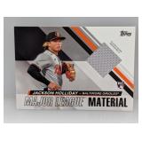 2024 Topps Jackson Holliday RC Game Used