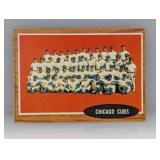 1962 Topps Chicago Cubs Team 552 Tuff High Number