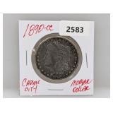 1890-CC 90% Silver Morgan $1 Dollar