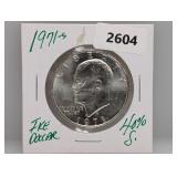1971-S 40% Silver Ike $1 Dollar