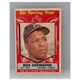 Vintage Bazooka Wes Covington 1959 Topps All Star